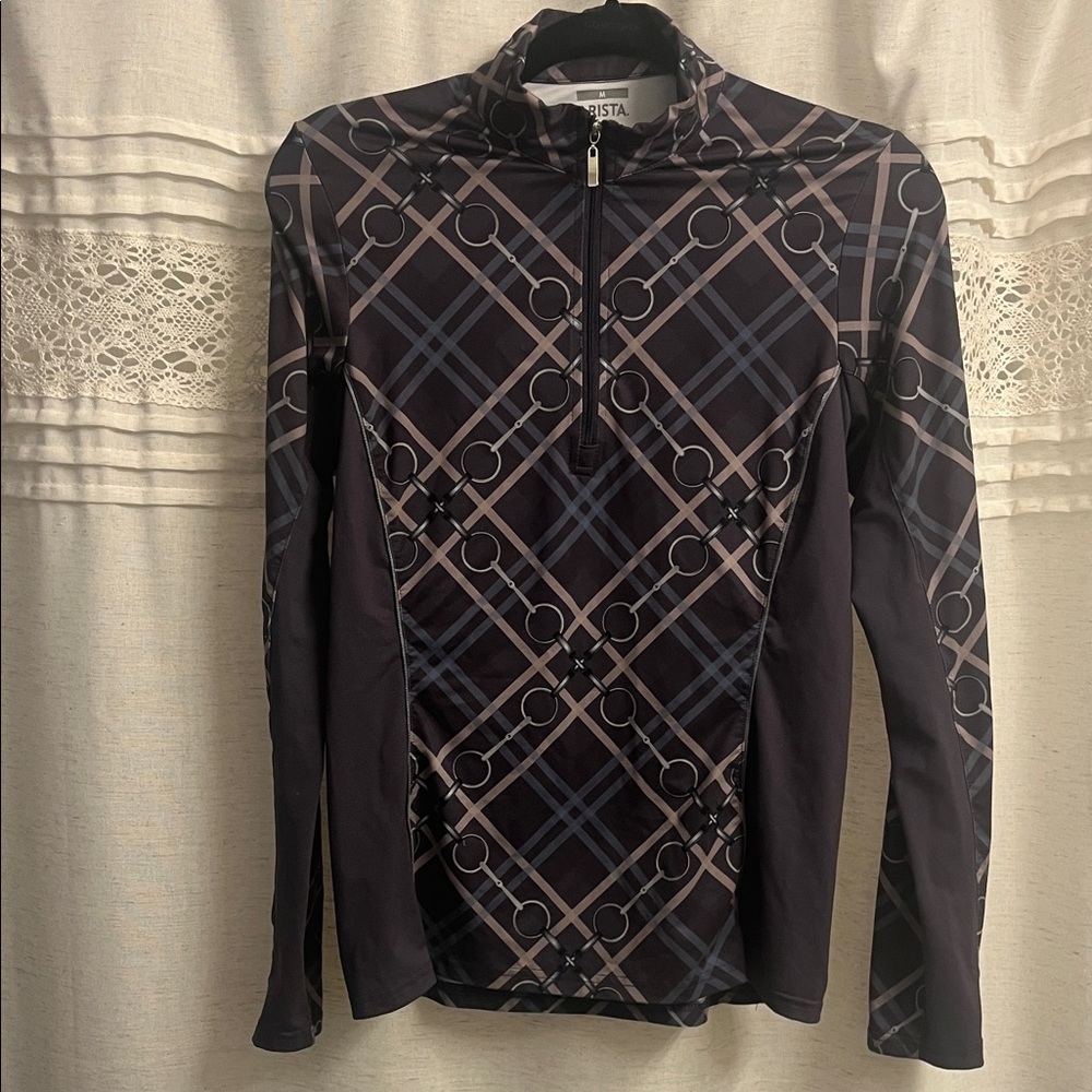Arista Brio-Tek Equestrian quarter zip trainers top